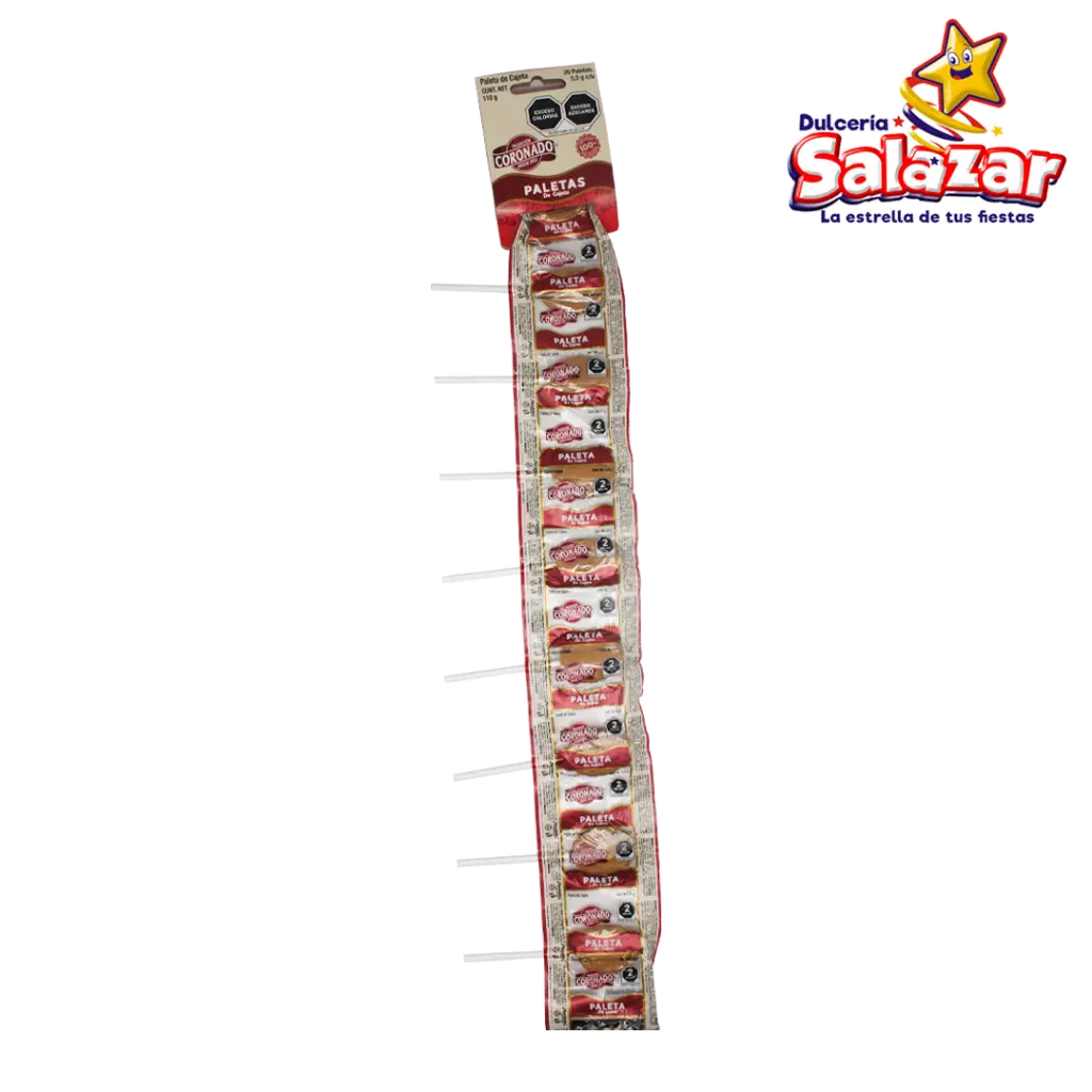 PALETA CORONADO CAJETA CHICA -T.110G- "C/50/20"