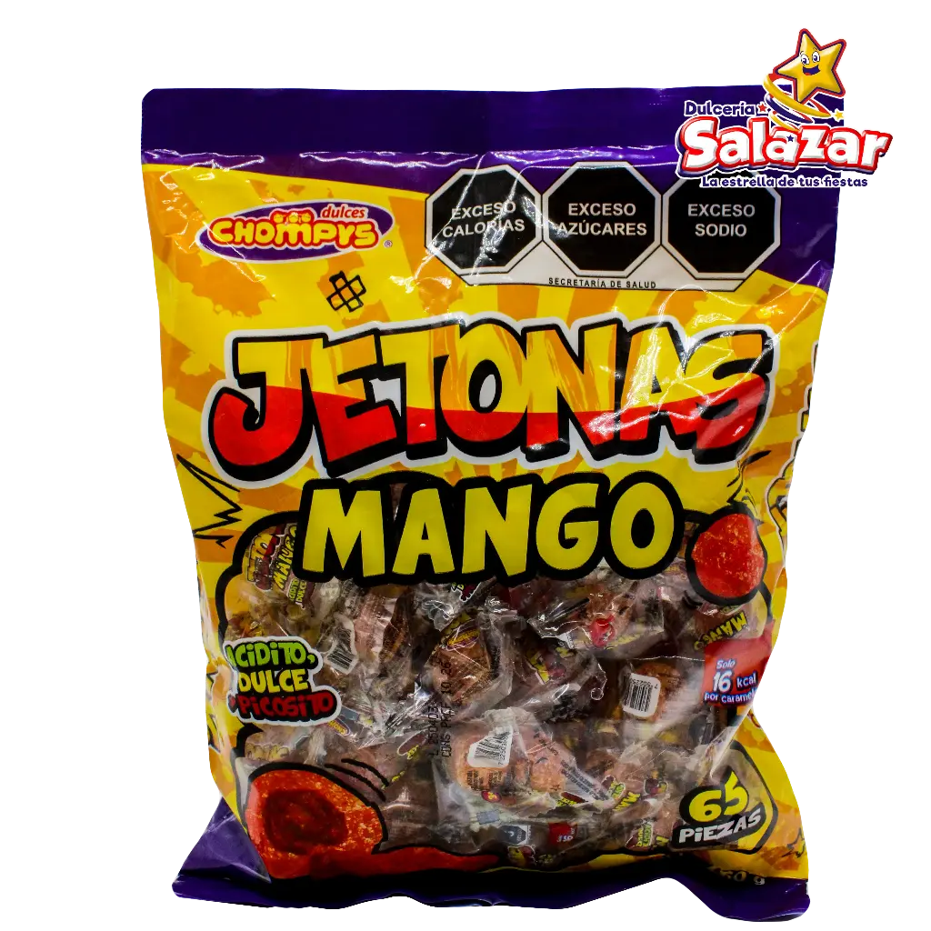 [CHY0091] PALETA JETONAS MANGO CHOMPYS -B.260G- "C/20/65"
