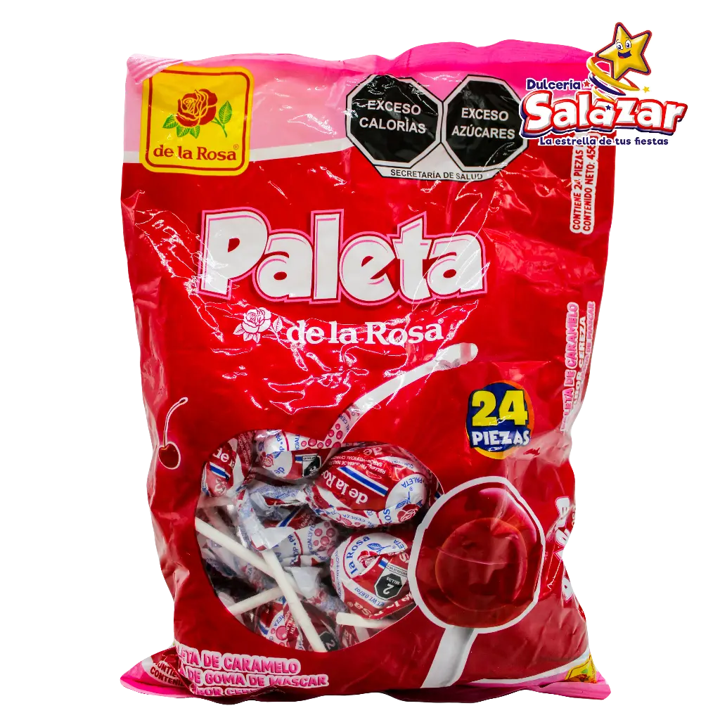 [ROS0113] PALETA JUMBO CEREZA  DLR -B.456GR- "C/25/24"