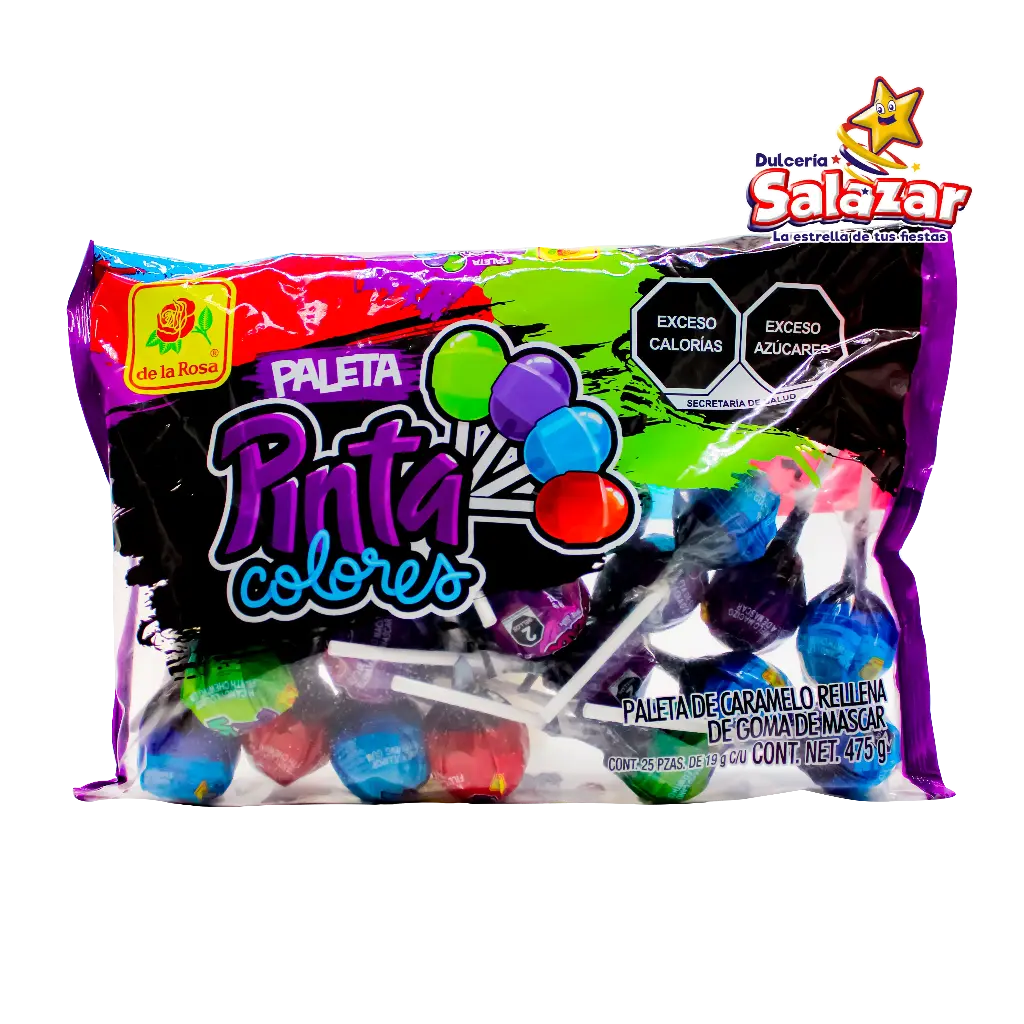 [ROS0074] PALETA JUMBO PINTACOLORES DLR -B.950G- "C/12/50"