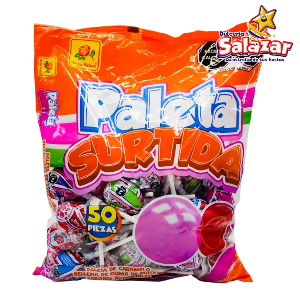 PALETA JUMBO SURTIDA PALETA DLR -B.950GR- "C/12/50"