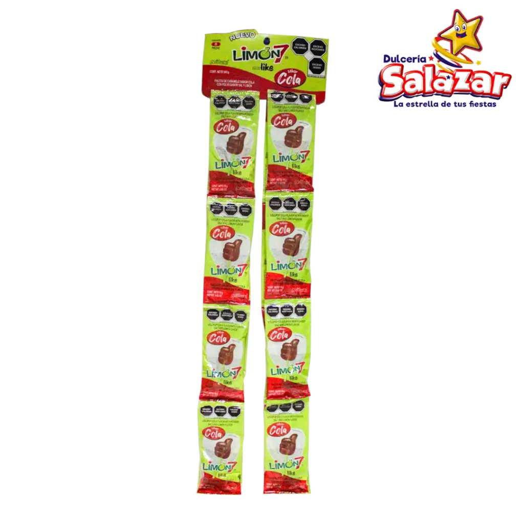 PALETA LIKE LIMON 7 SOLAPA 18G -T.360GR- "C/16/20"