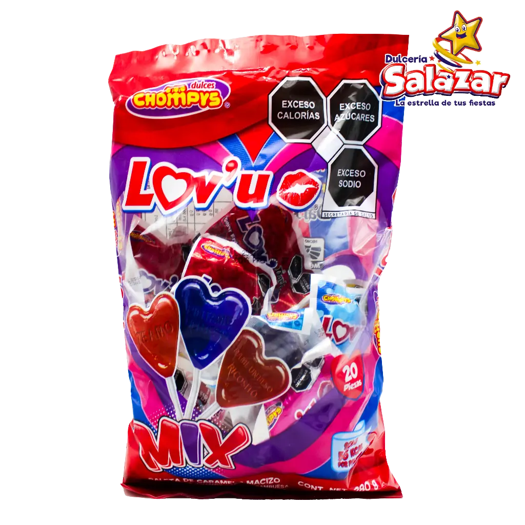 PALETA LOV'S MIX CHOMPYS -B.280G- "C/30/20"