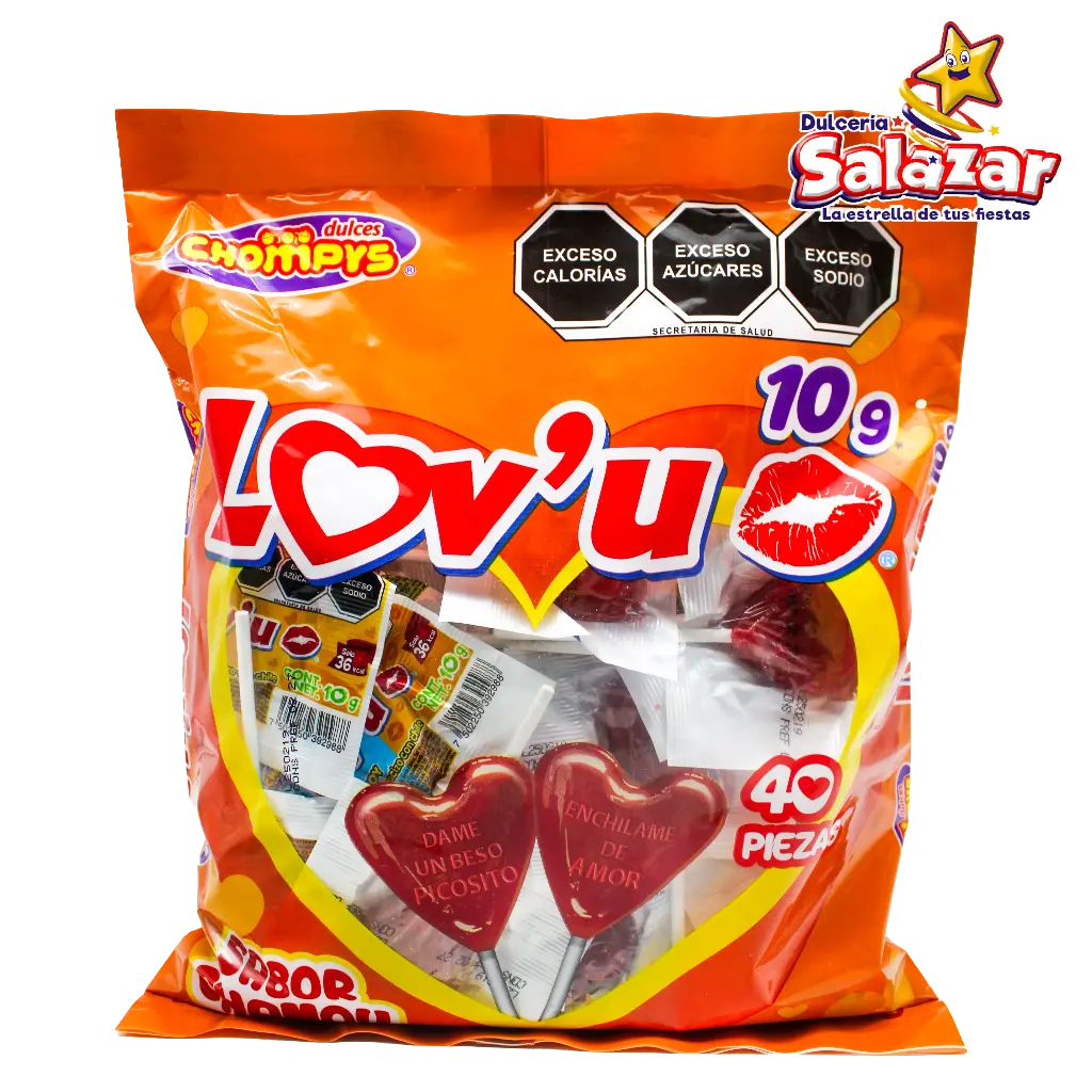 [CHY0082] PALETA LOV'U CHAMOY 10G -B.400G- "C/28/40"