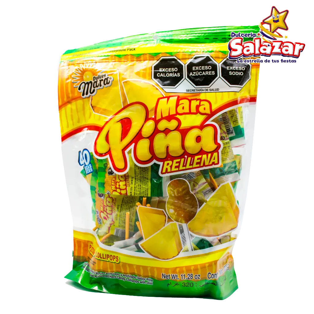 [MAR0050] PALETA MARA PIÑA RELLENA -B.320G- "C/35/40"