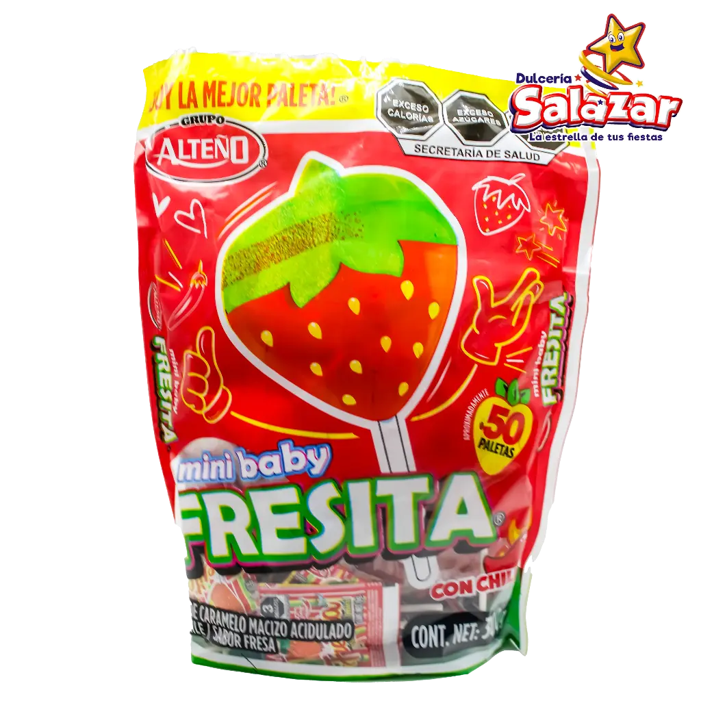 [ALT0010] PALETA MINI BABY FRESITA ALTEÑO -B.300G- "C/28/50"