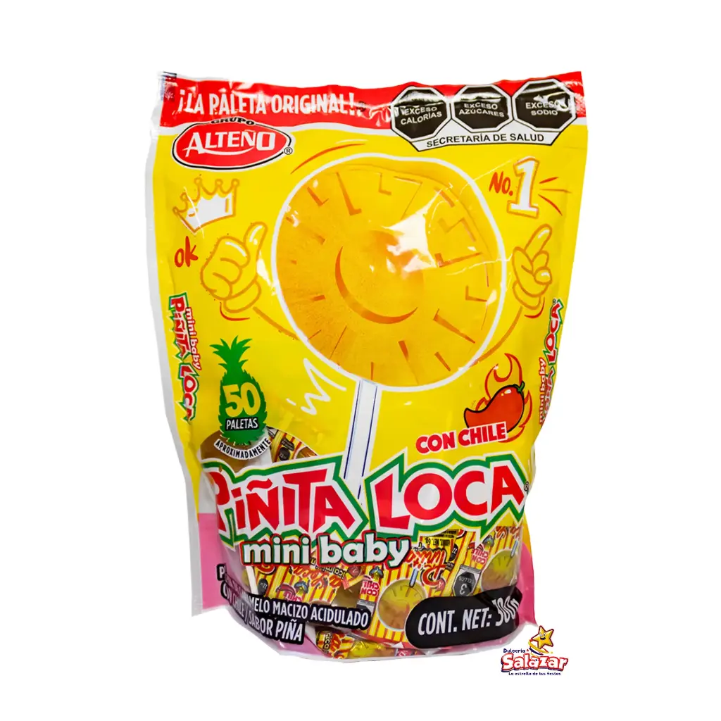 [ALT0127] PALETA MINI BABY PIÑITA LOCA ALTEÑO -B.300G- "C/28/50"