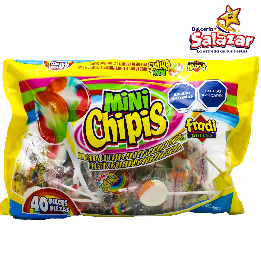 [FRA0003] PALETA MINI CHIPIS FRADI -B.400G- "C/24/40"