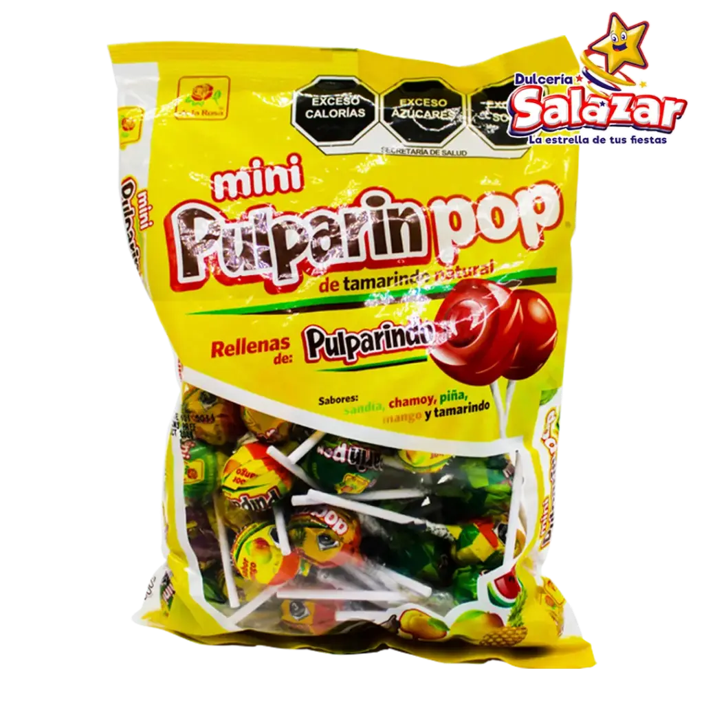 [ROS0357] PALETA MINI PULPARINDO DLR -B.500GR- "C/25/50"
