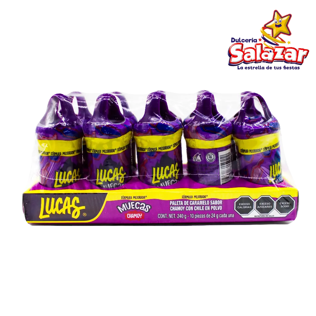 [EFF0009] PALETA MUECAS CHAMOY LUCAS -D.240G- "C/24/10"