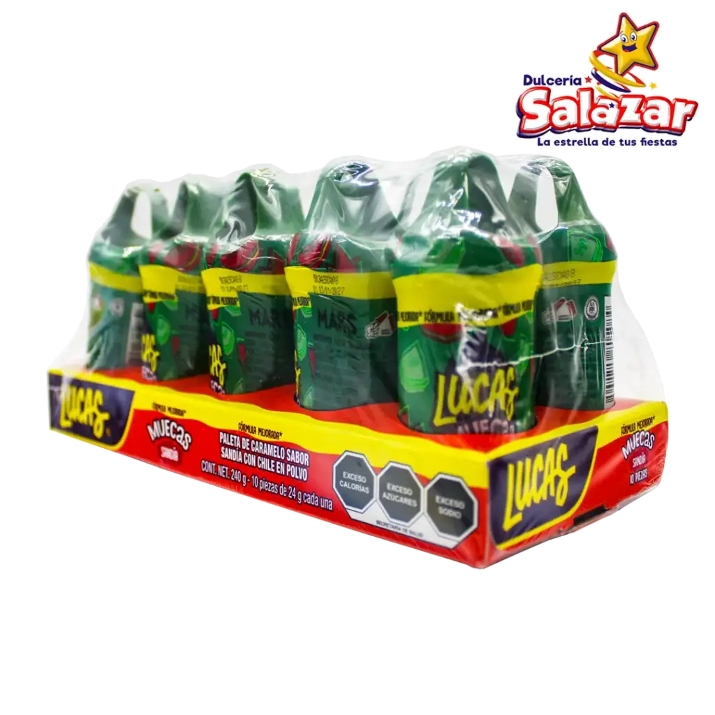 [EFF0108] PALETA MUECAS SANDIA LUCAS -D.240G- "C/24/10"