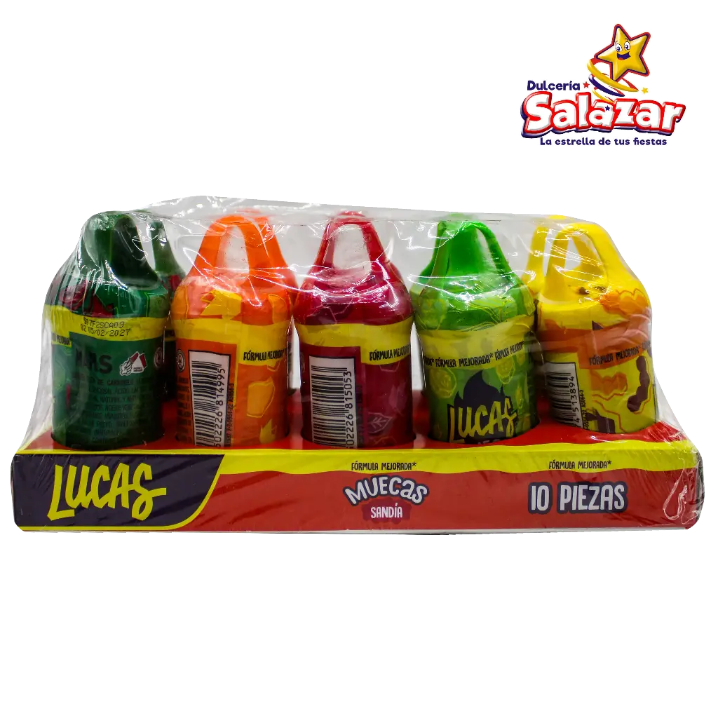 PALETA MUECAS SURTIDO LUCAS -D.240G- "C/24/10"