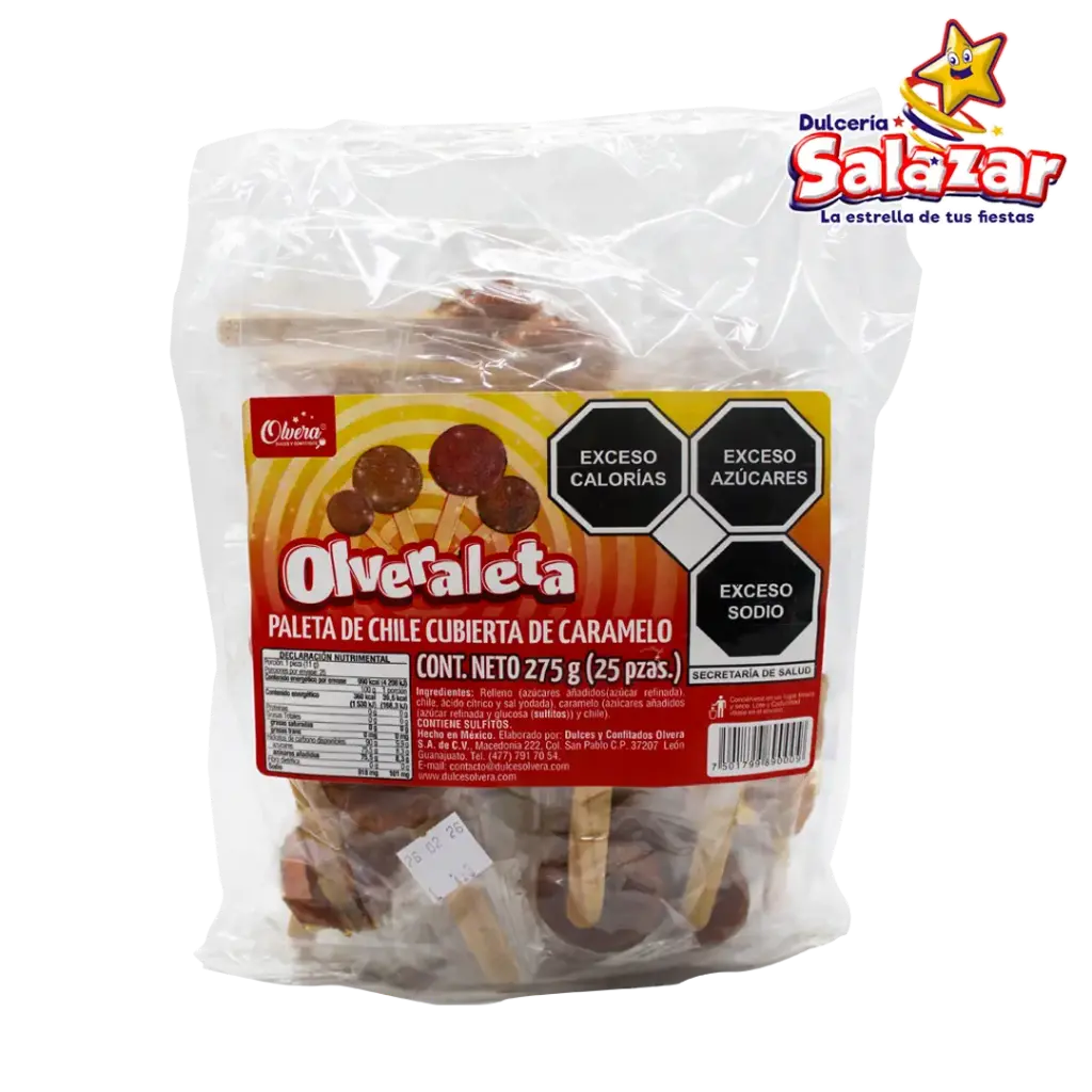 PALETA OLVERALETA -B.275G- "C/30/25"