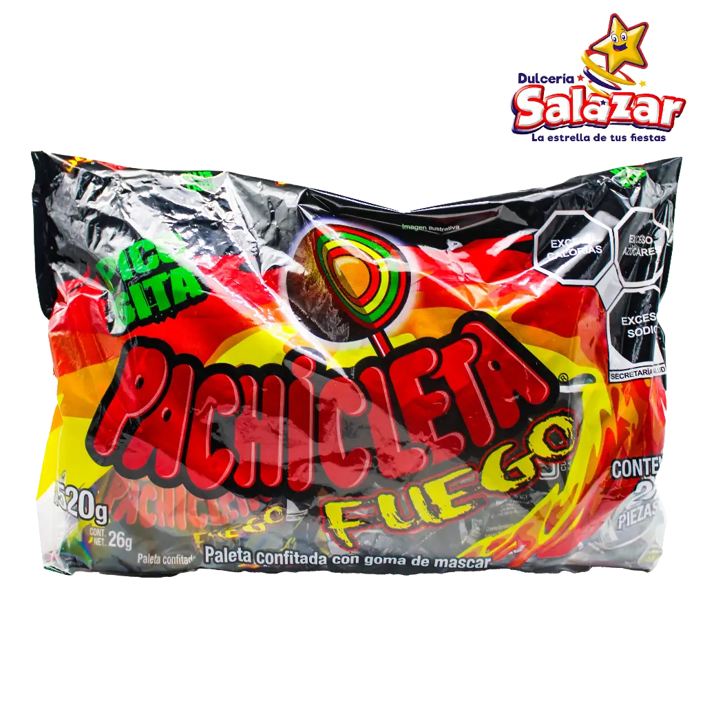 PALETA PACHICLETA FUEGO PALETA LUCKY -B.520G- "C/10/20"