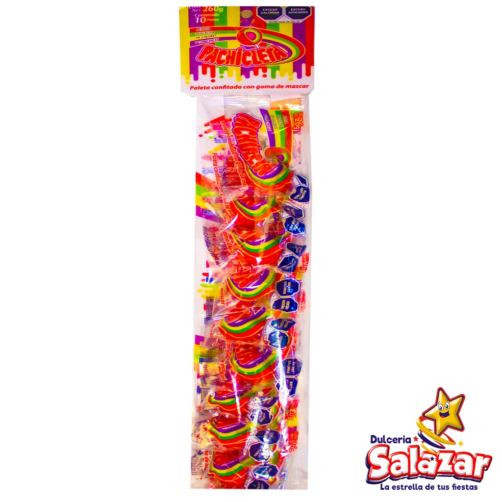 PALETA PACHICLETA TIRA PALETA LUCKY -T.260G- "C/20/10"