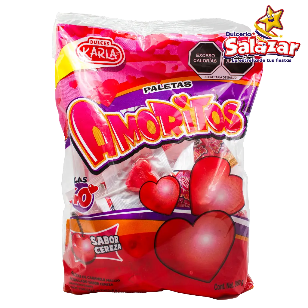 PALETA AMORITOS BICOLOR KARLA -B.360G- "C/30/40"