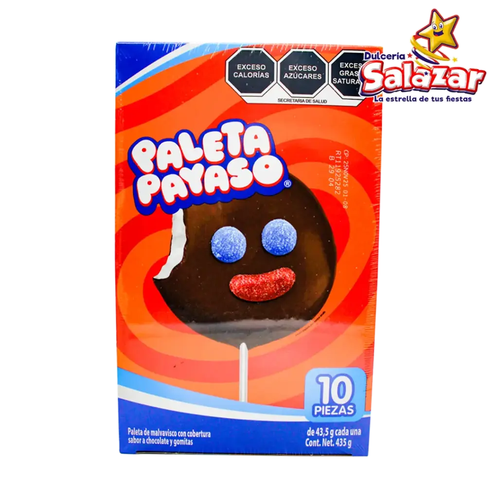 PALETA PAYASO GRANDE RICOLINO -D.450G- "C/12/10"