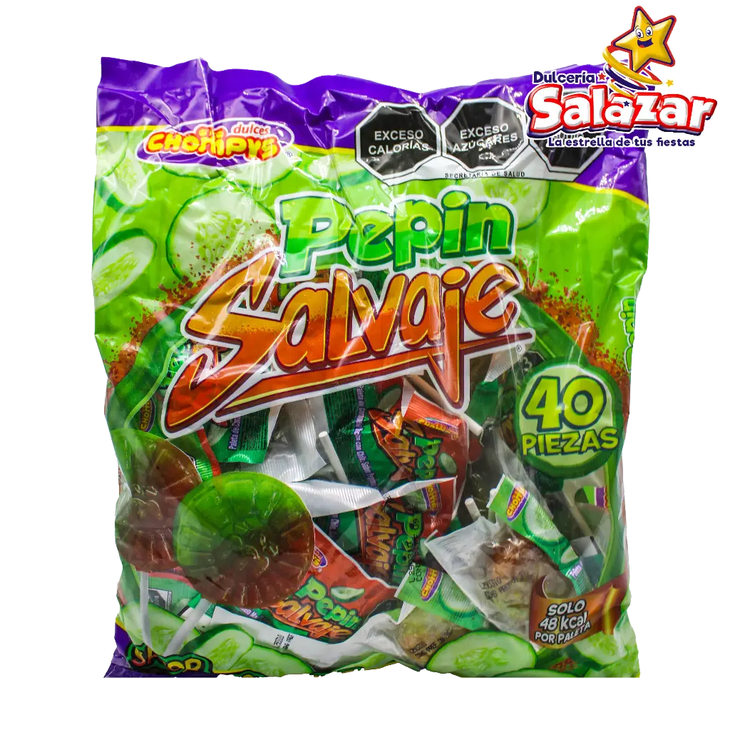 [CHY0011] PALETA PEPIN SALVAJE CHOMPYS -B.560G- "C/24/40"