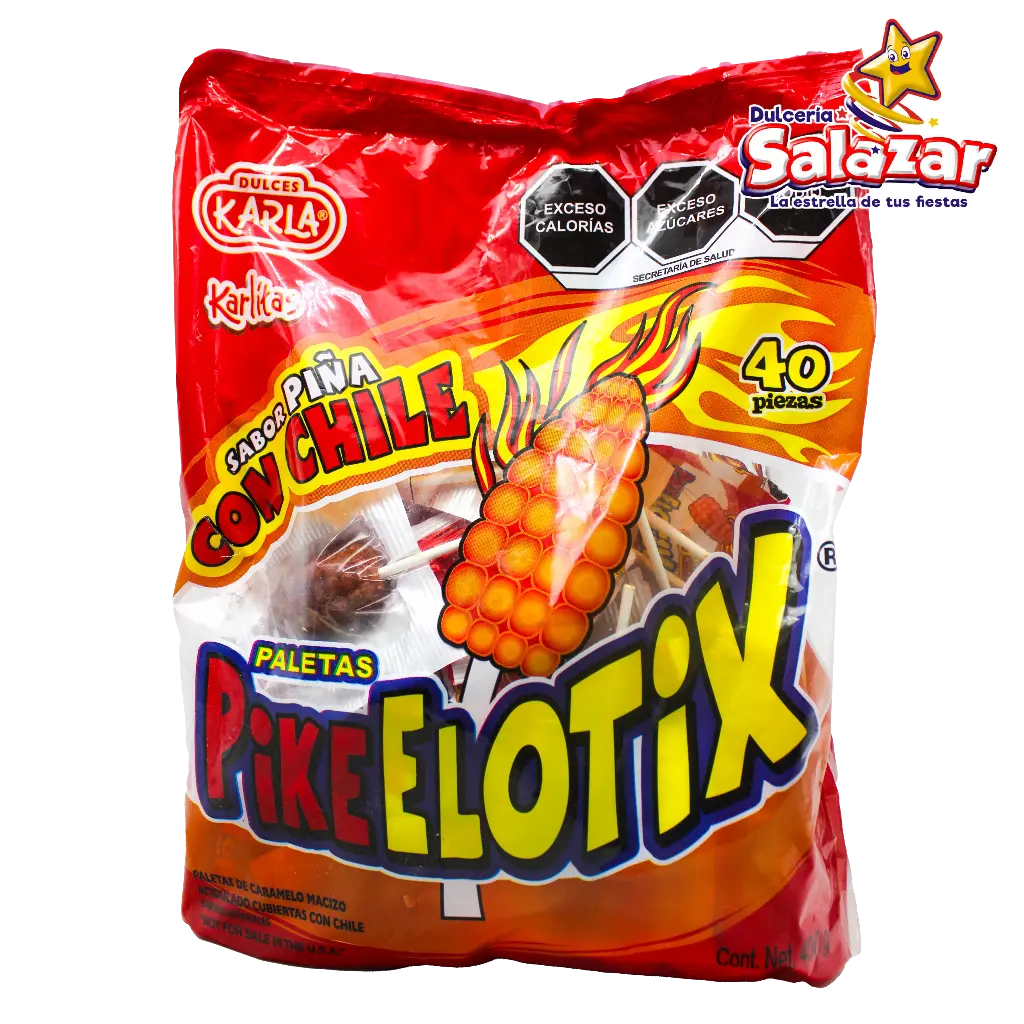 PALETA PIKE ELOTIX C/CHILE KARLA -B.400G- "C/30/40"