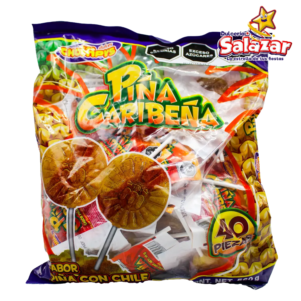 PALETA PIÑA CARIBEÑA CHOMPYS -B.560G- "C/24/40"