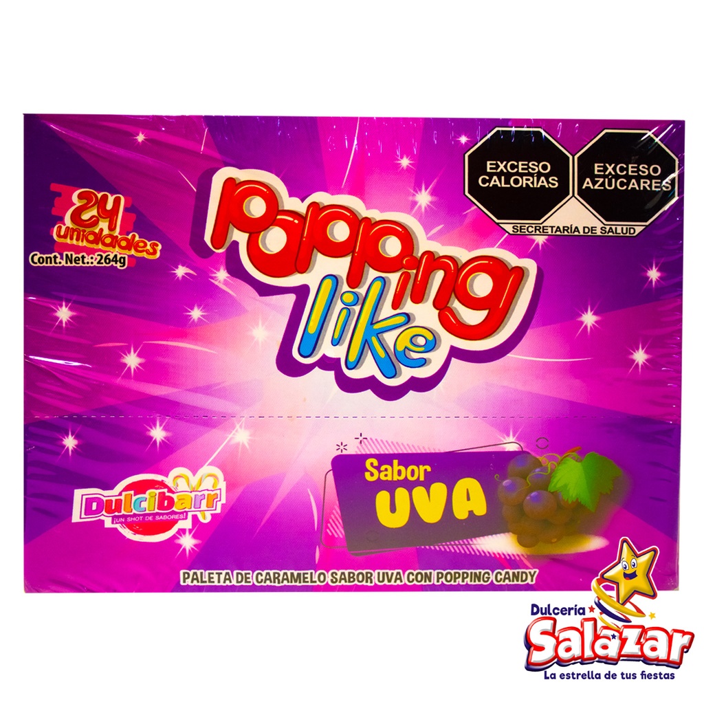 PALETA POPPING LIKE UVA -D.264G- "C/18/24"