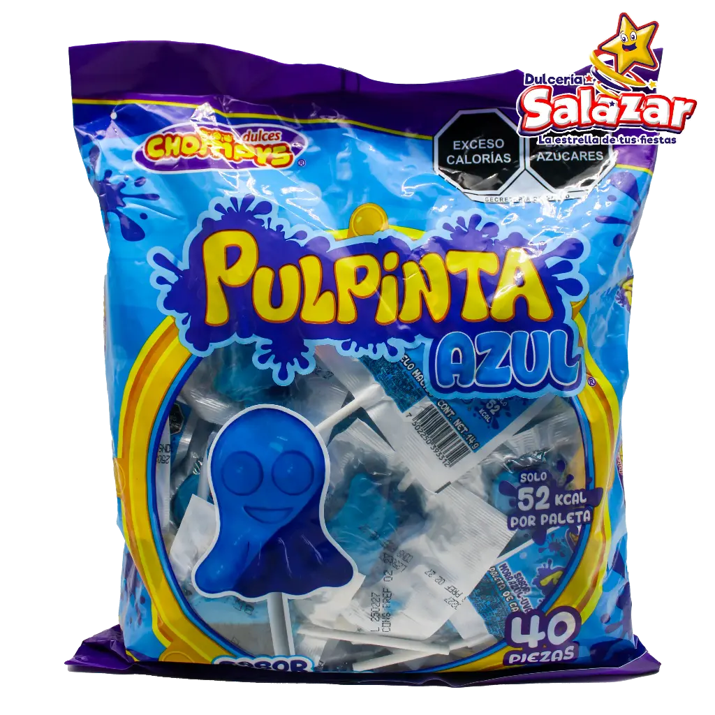 [CHY0014] PALETA PULPINTA AZUL CHOMPYS -B.560G- "C/24/40"