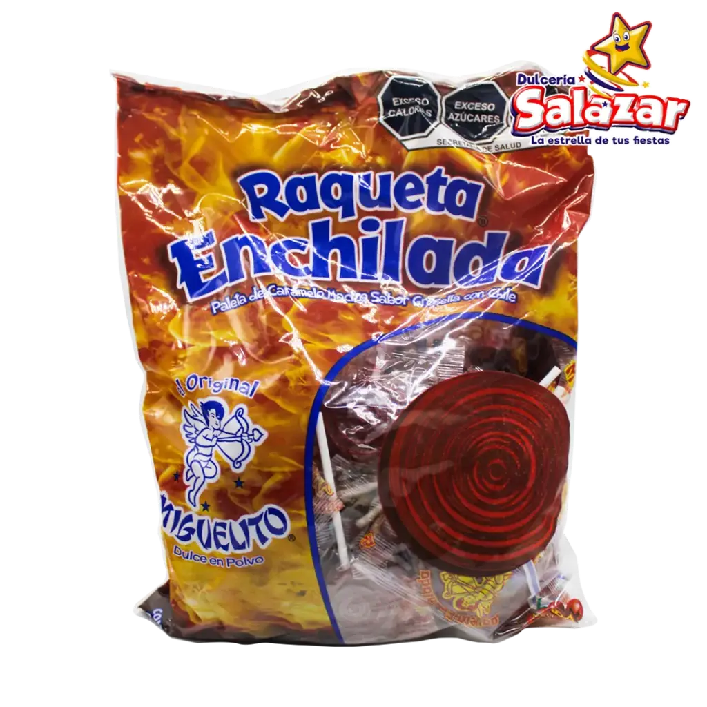 PALETA RAQUETA ENCHILADA MIGUELITO -B.400G- "C/20/40"