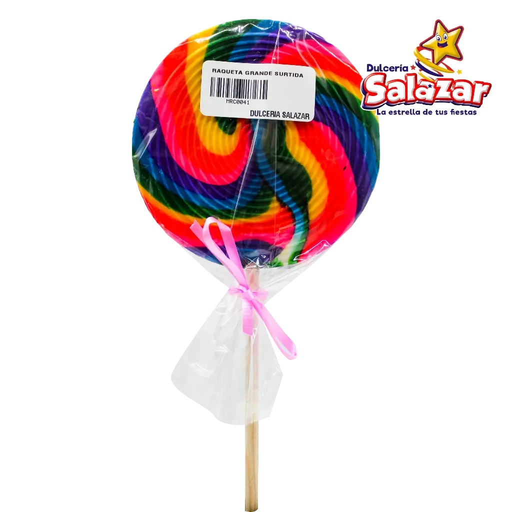 PALETA RAQUETA GRANDE SURTIDA "C/80/1"