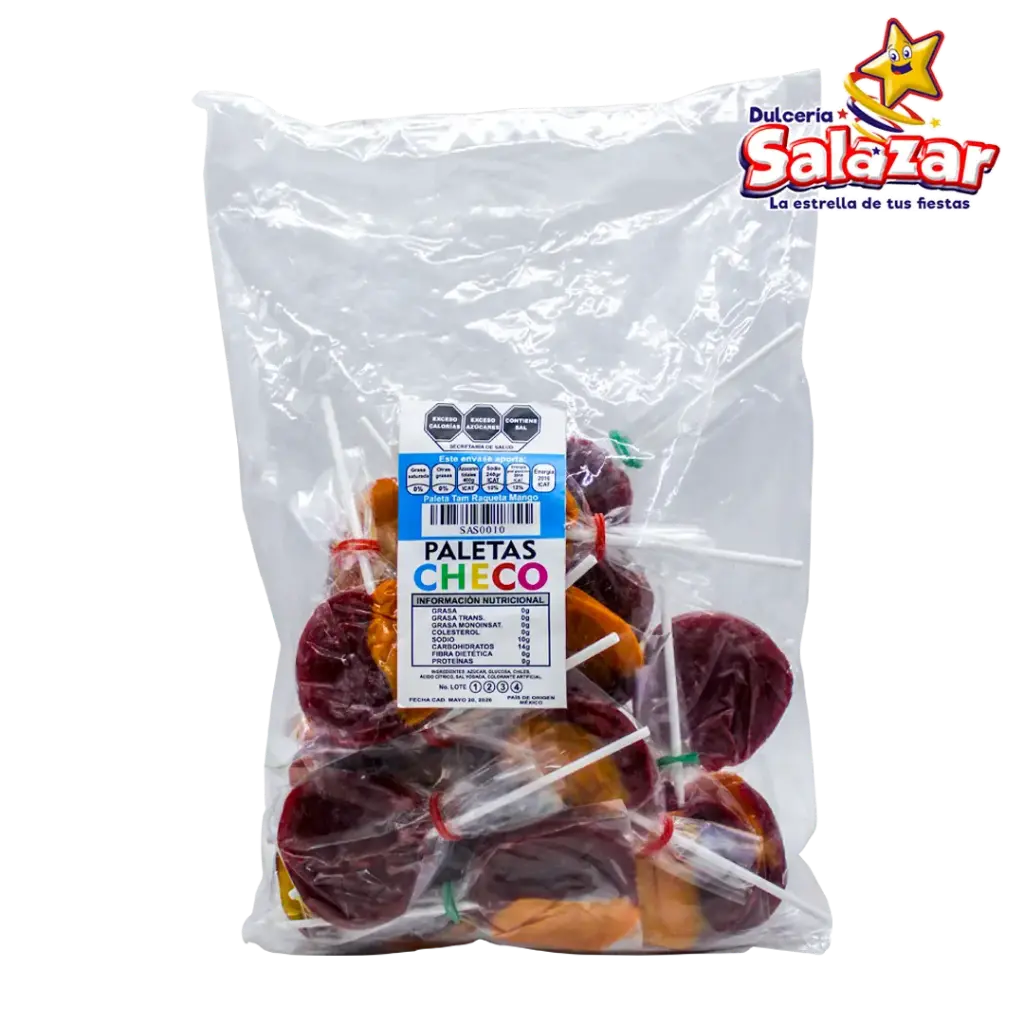 [SAS0010] PALETA RAQUETA MANGO SASTRE -B.20P- "C/30/20"