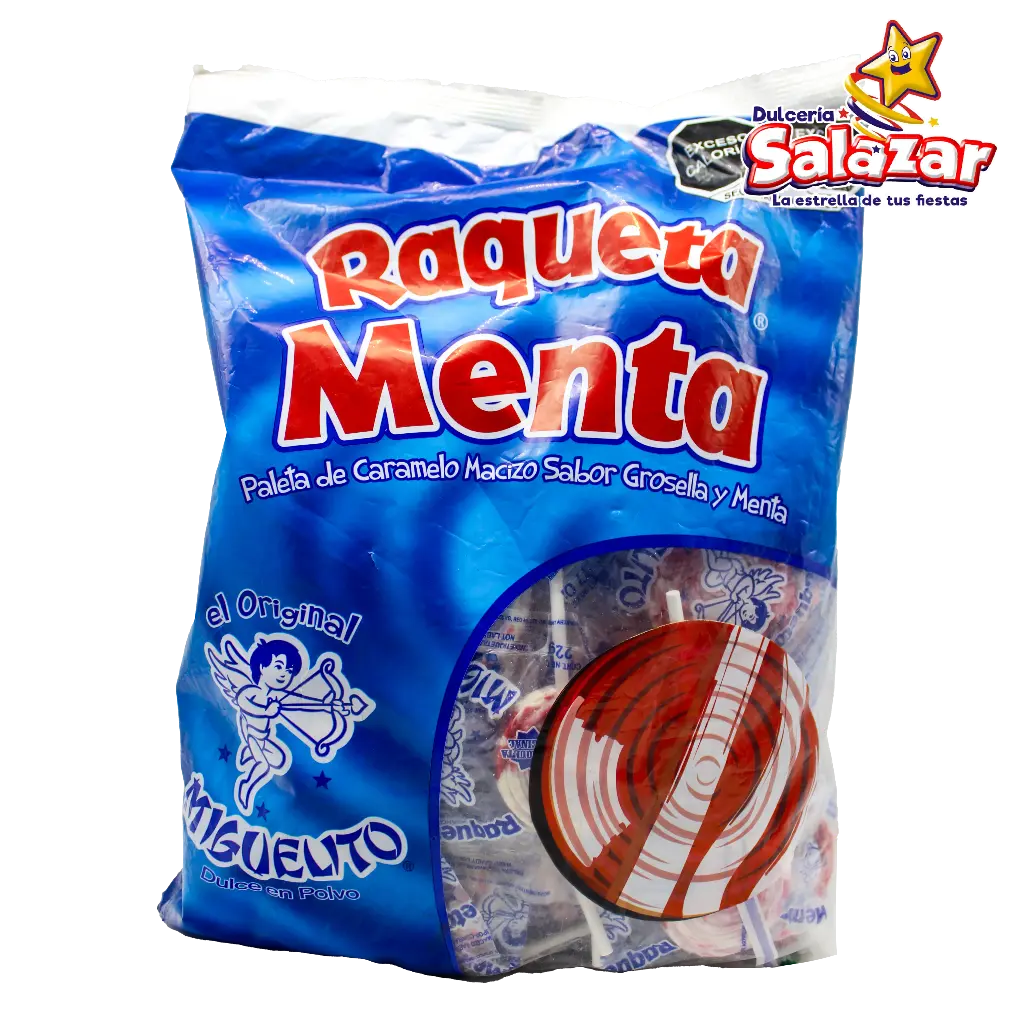 PALETA RAQUETA MENTA PALETA MIGUELITO -B.800G- "C/20/40"