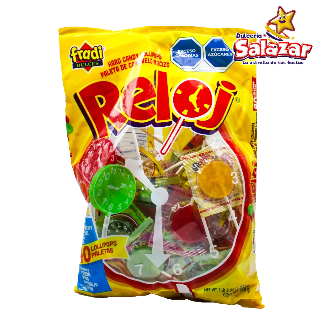 [FRA0021] PALETA RELOJ PALETA GRANDE FRADI -B.520G- "C/20/40"