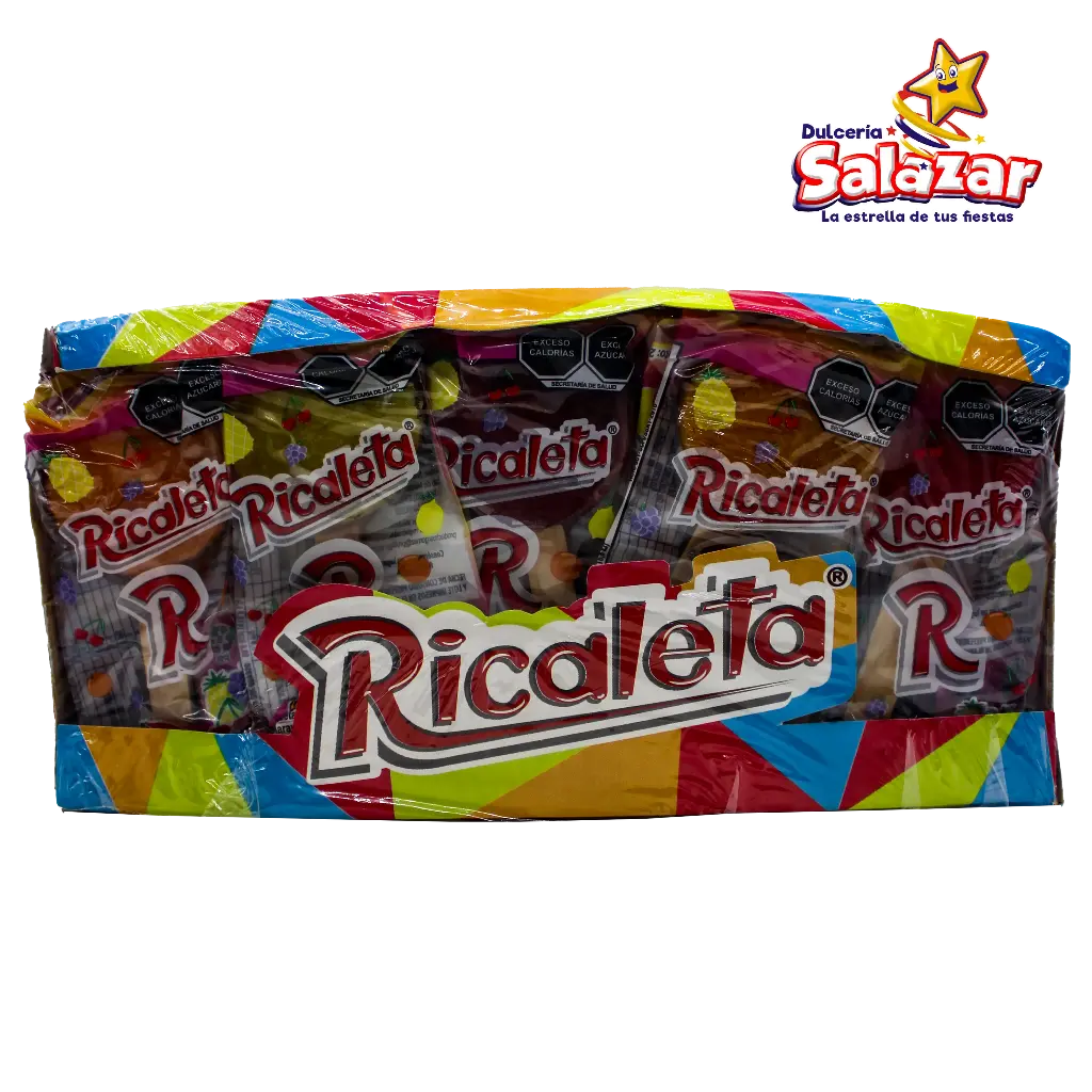 PALETA RICALETA SABORES -D.625G- "C/20/25"