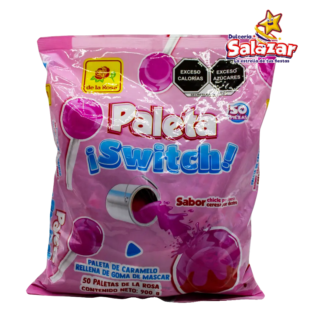 PALETA SWITCH CEREZA DLR -B.900GR- "C/12/50"