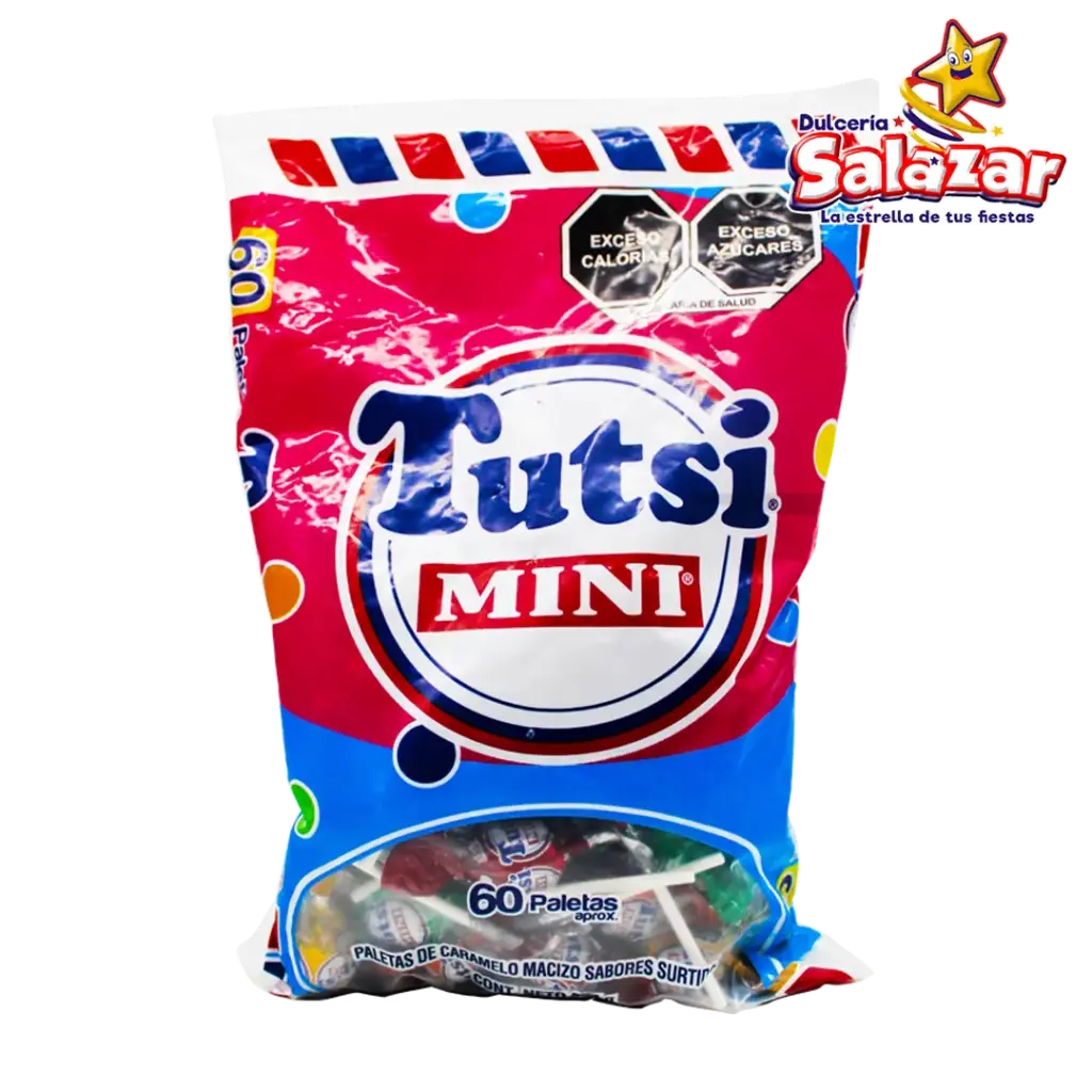 PALETA TUTSI POP MINI SURTIDA -B.324G- "C/24/60"