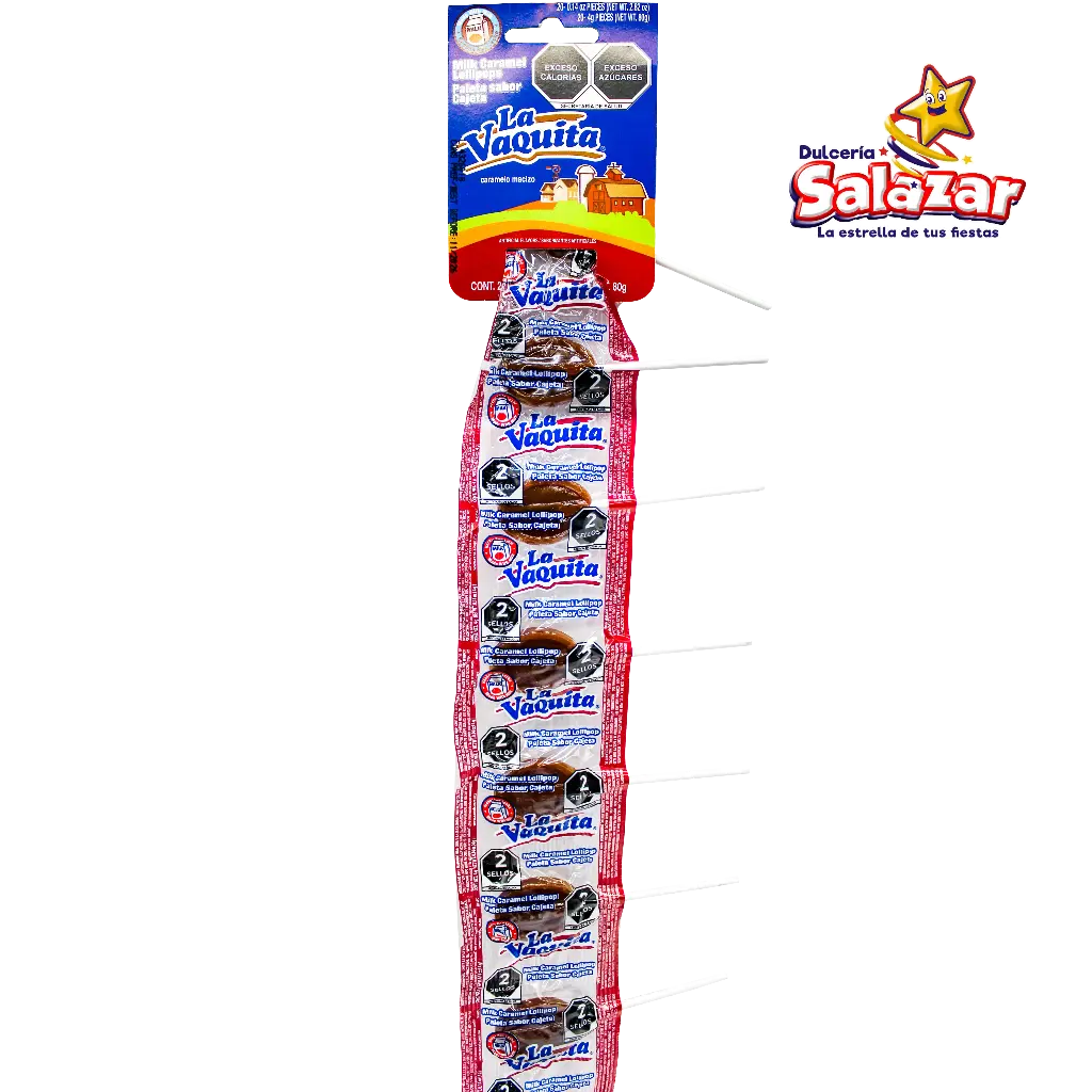 PALETA VAQUITA CAJETA CHICA CANELS -T.80G- "C/50/20"