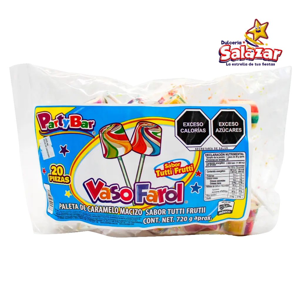 [CHY0019] PALETA VASO FAROL SURTIDA -B.720G- "C/12/20"