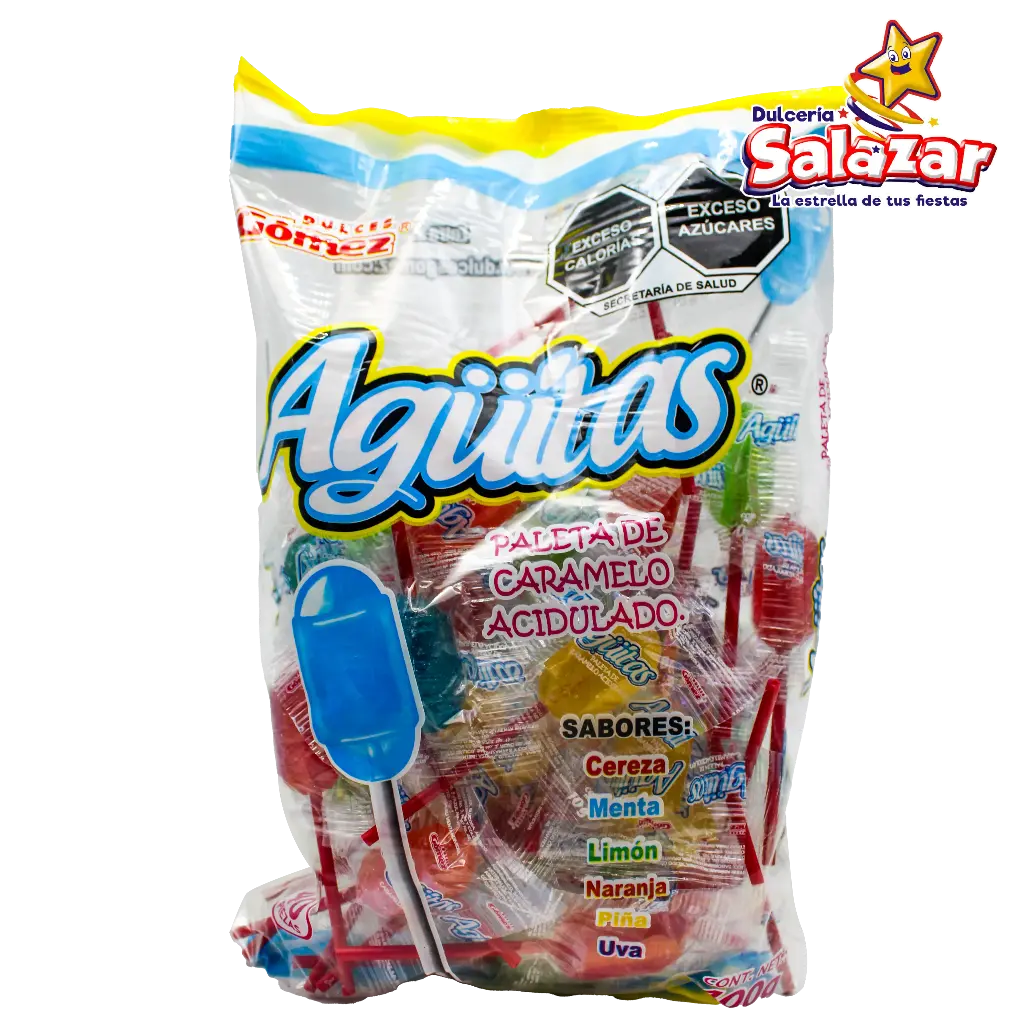 [GOM0015] PALETA AGUITAS SABORES GOMEZ -B.400G- "C/20/40"