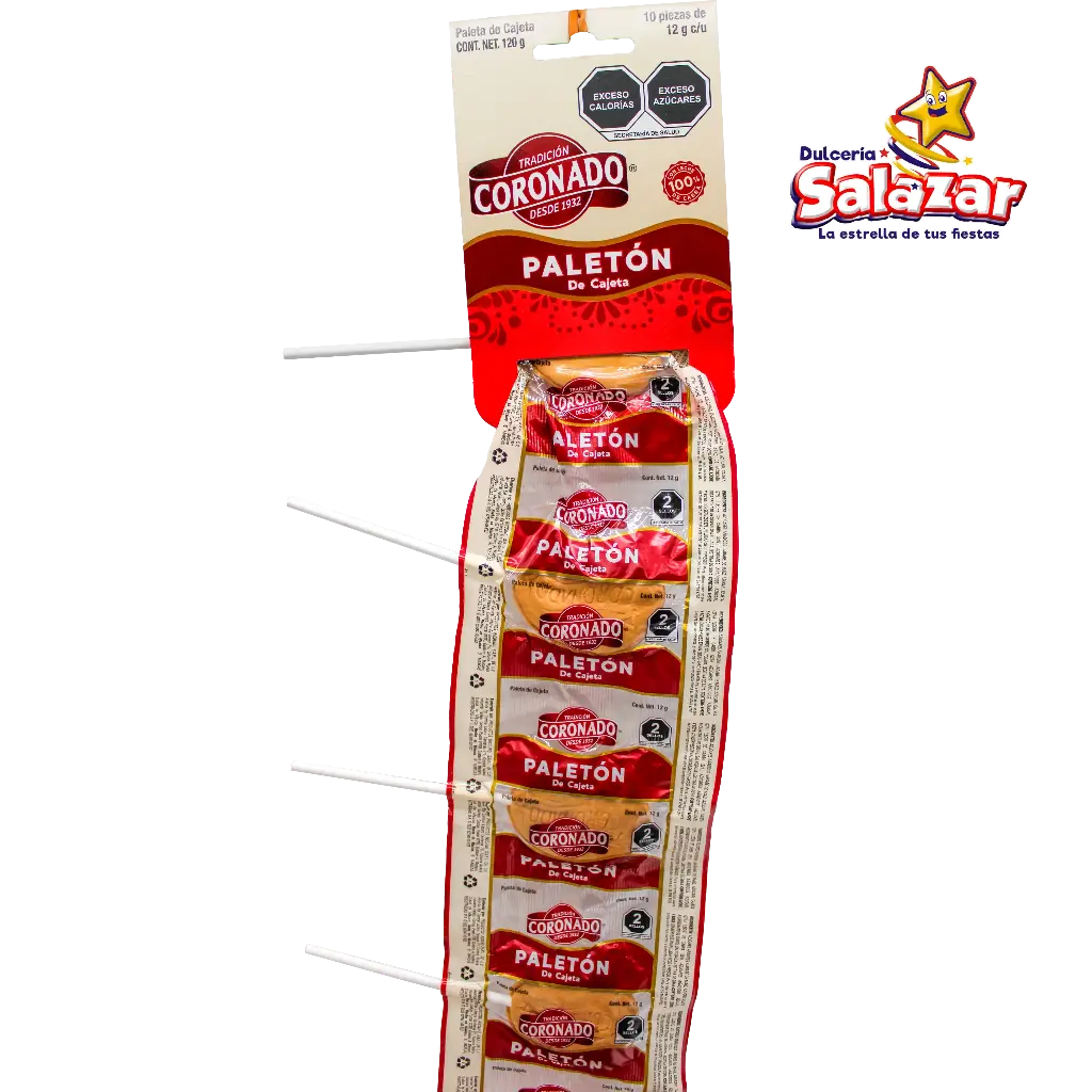 PALETON CORONADO CAJETA GRANDE -T.120G- "C/50/10"