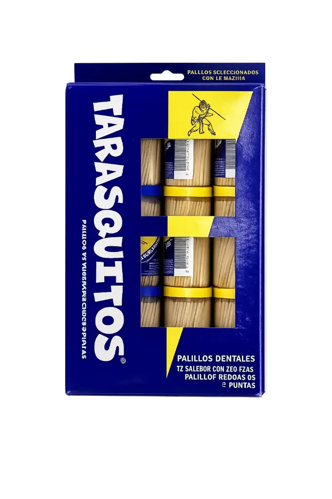 [MPP0091] PALILLOS DENTALES  TARASQUITOS SALERO -E.250PZA- "C/144/1"