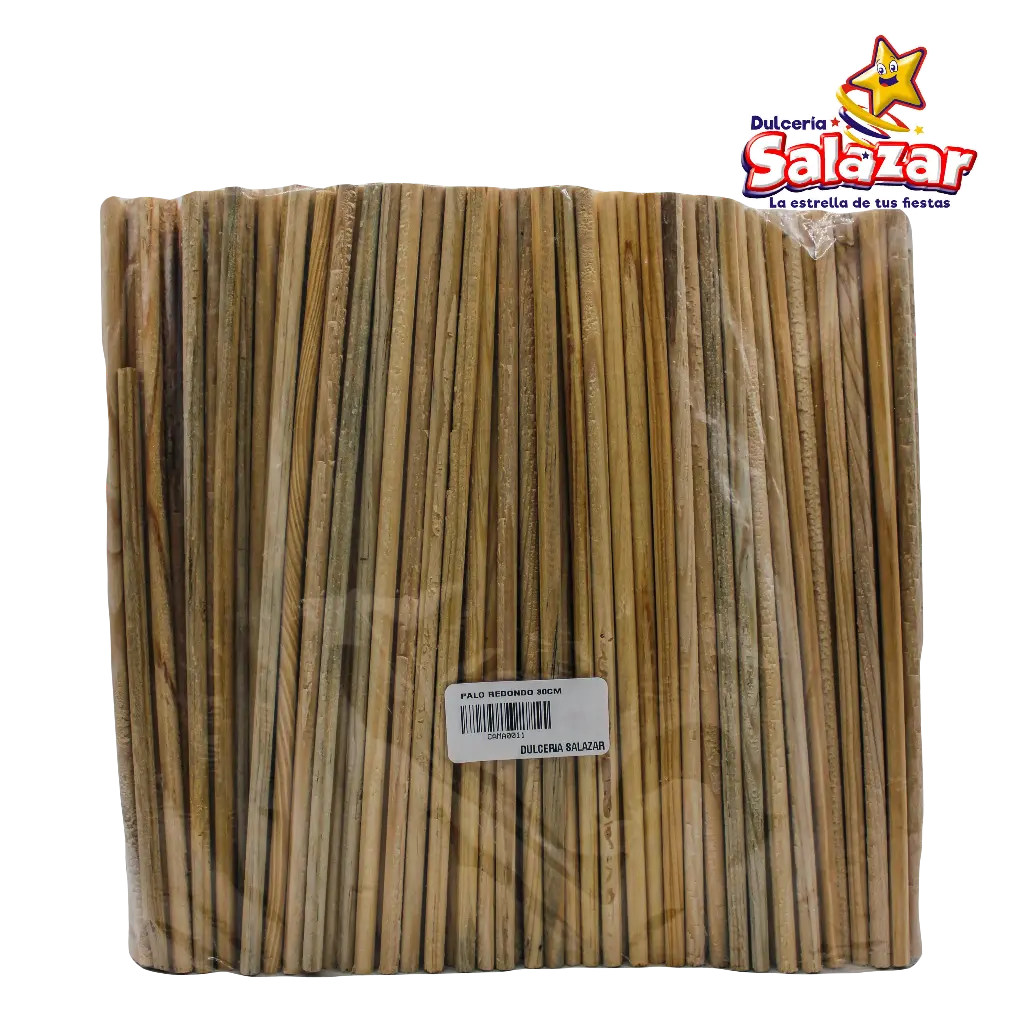 PALO MADERA REDONDO DELGADO 4X30CM X KILO A GRANEL -B.25KG- "C/1/1"