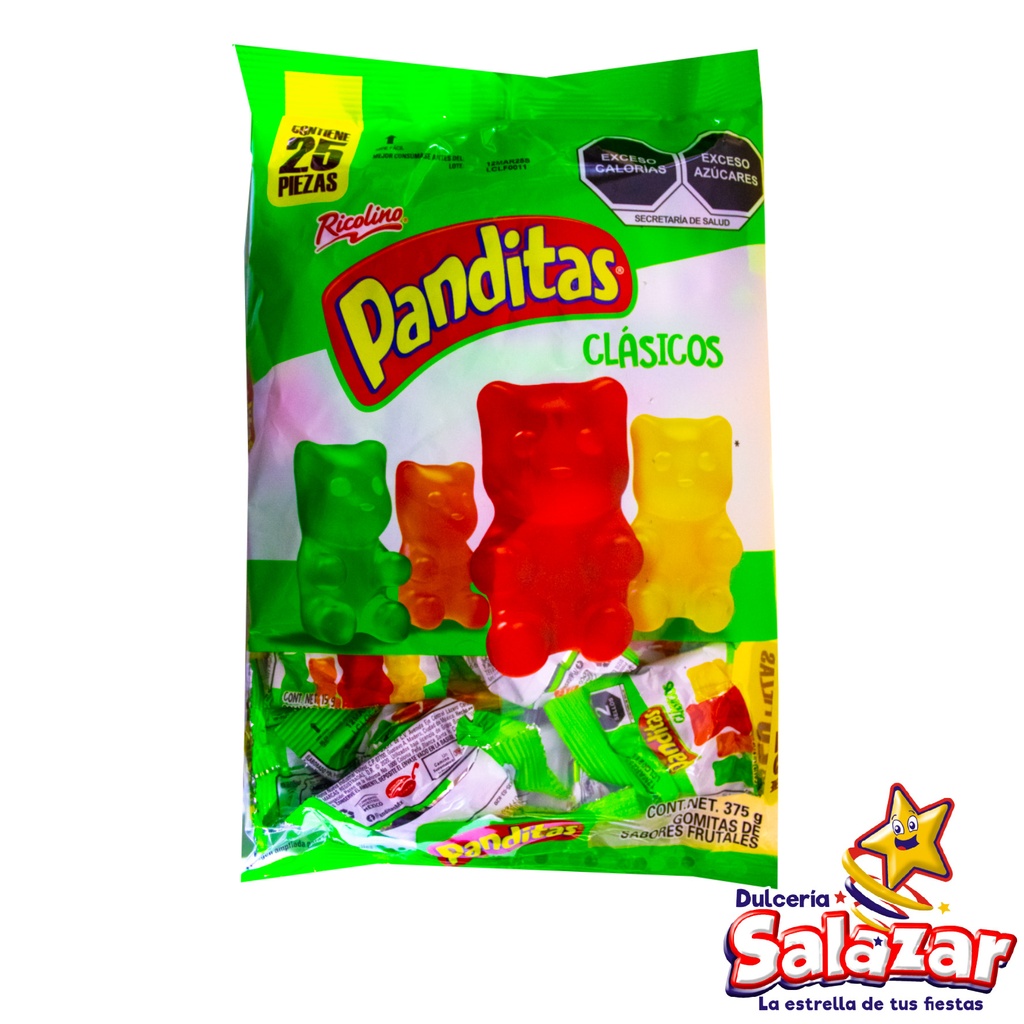 PANDITAS SOBRE 15G RICOLINO -B.375G- "C/10/25"