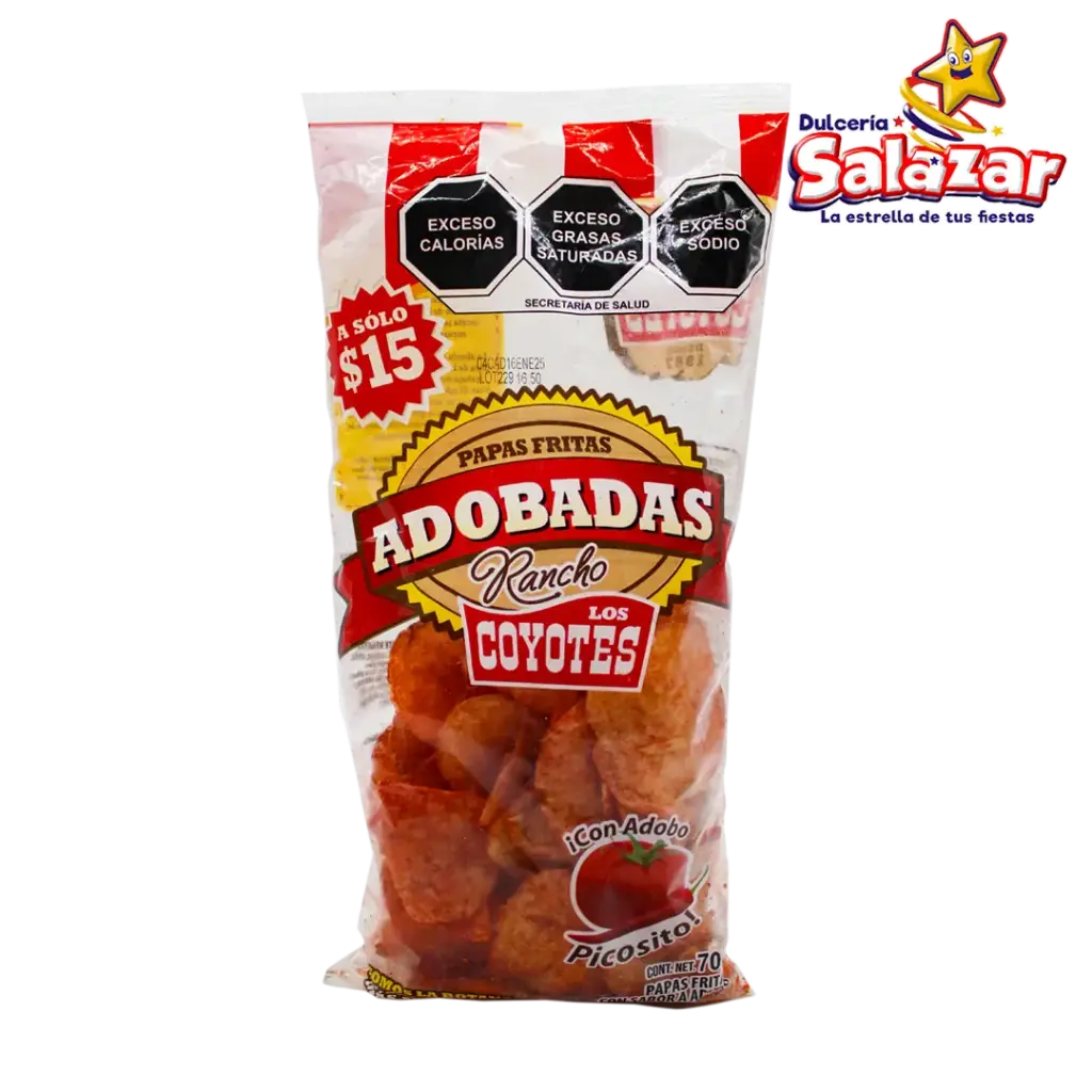 [COY0063] PAPA ADOBADA COYOTES 70GR -B.70G.- "C/40/1"