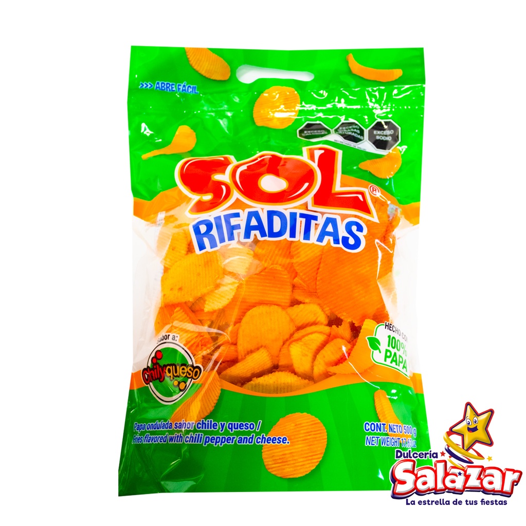 [SOL0017] PAPA RIFADITA SOL -B.500GR- "C/6/1"