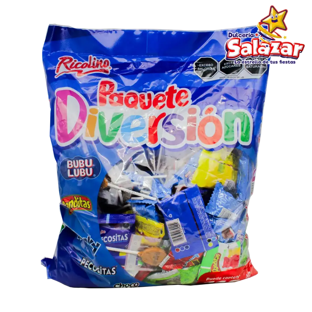 [RCO0006] PAQUETE DIVERSION RICOLINO -B.1.38KG- "C/6/1"