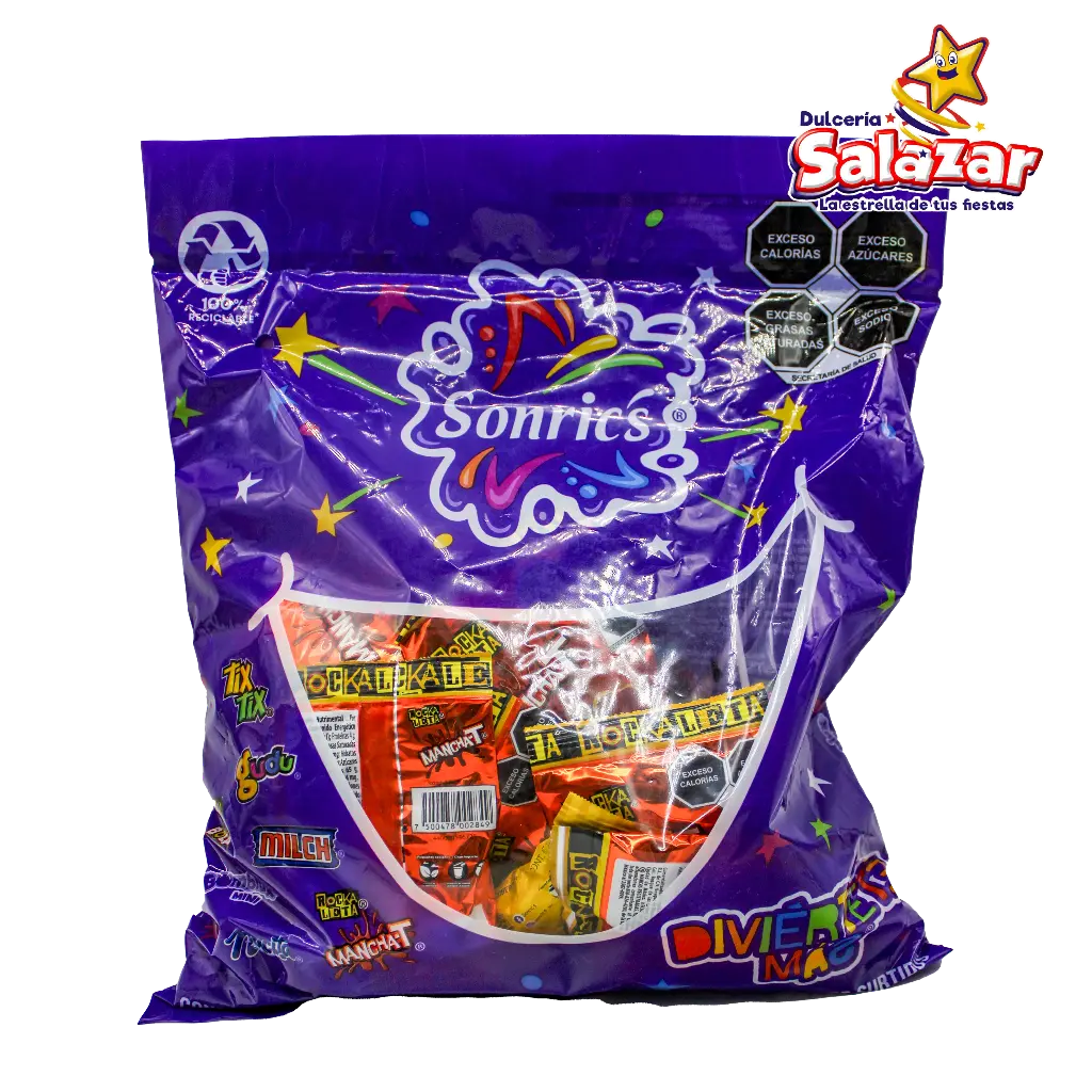 [SON0031] PAQUETE DIVIERTETEMAS SONRICK -B.1KG- "C/6/1 "