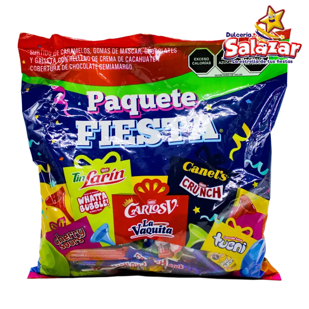 PAQUETE FIESTA CANELS -B.1.3KG- "C/6/1"