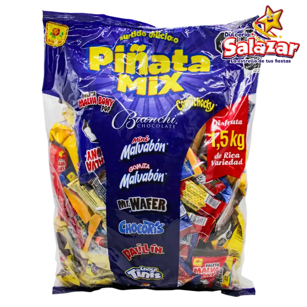 [ROS0483] PAQUETE PIÑATA MIX CHOCOLATE DLR -B.1.5KG- "C/6/1"