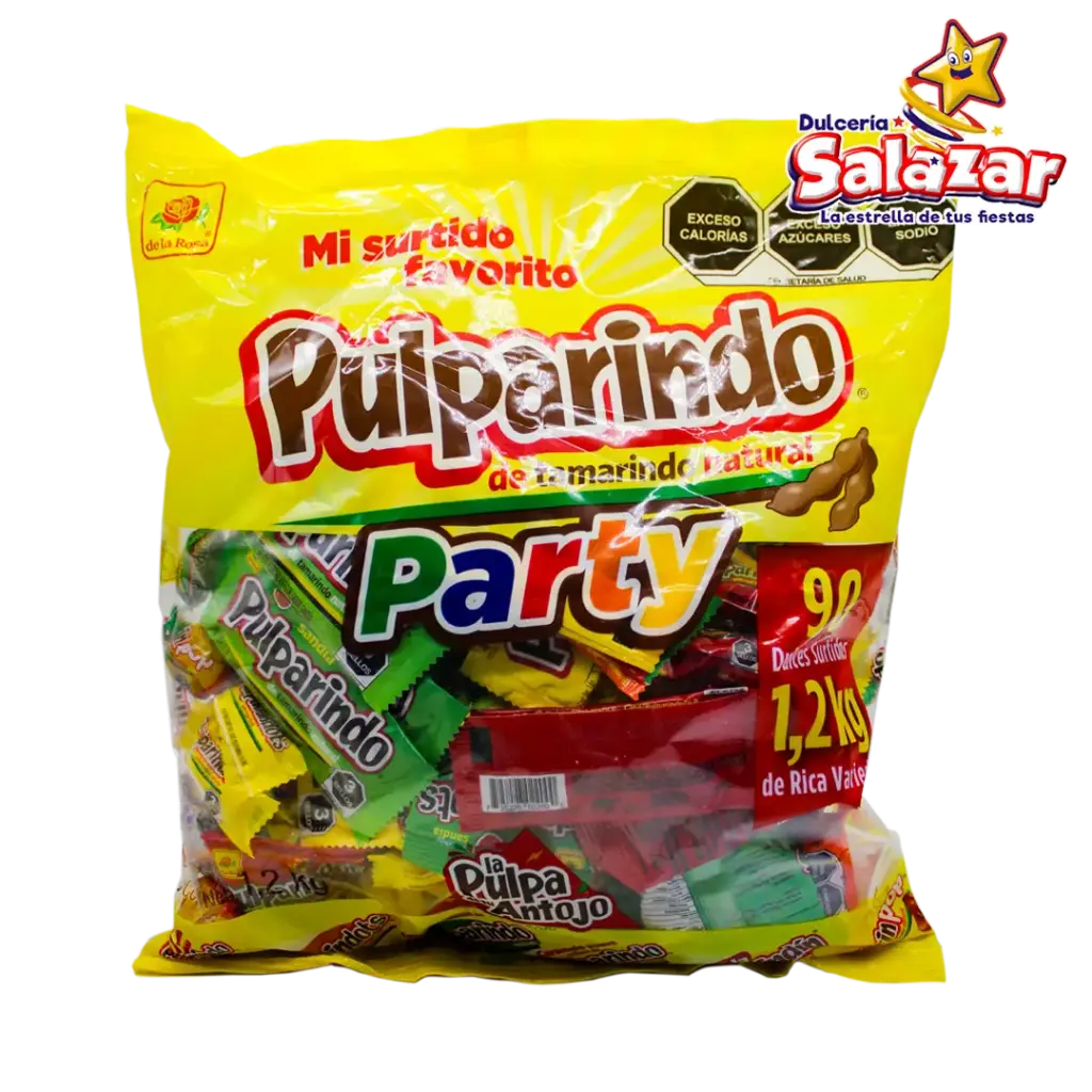 [ROS0092] PAQUETE PULPARINDO PARTY LA ROSA -B.1,2KG- "C/5/90"