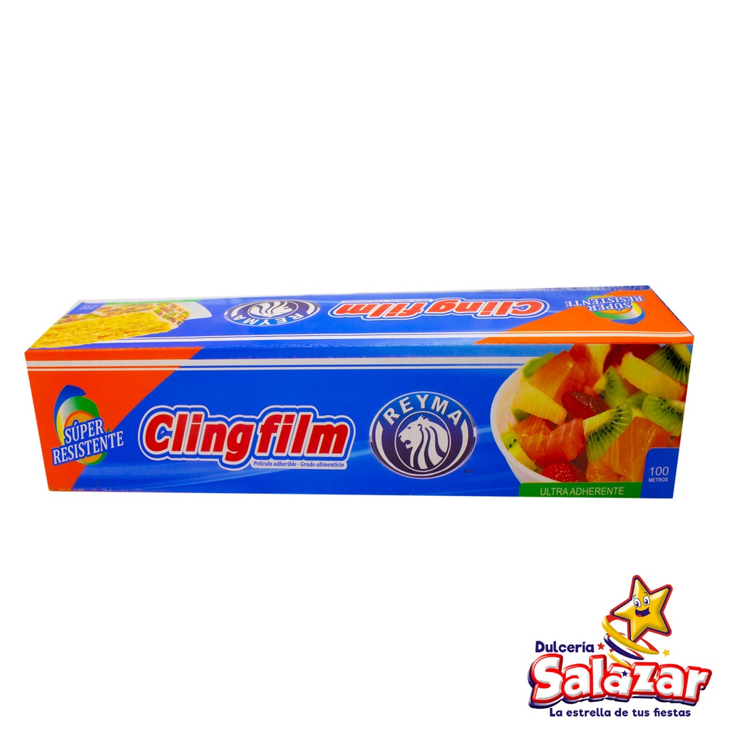 PELICULA CLINGFILM DOMESTICO REYMA 30 X 100 CAL 10 -R.1P- "C/25/1"
