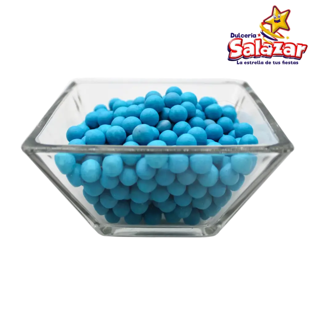 [TRU0414] PERLA JUMBO MATE AZUL PASTEL "C/5/1"